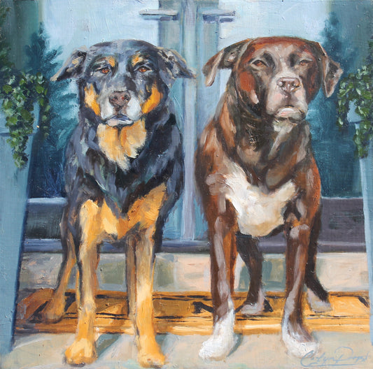 Double Dogs 12x12